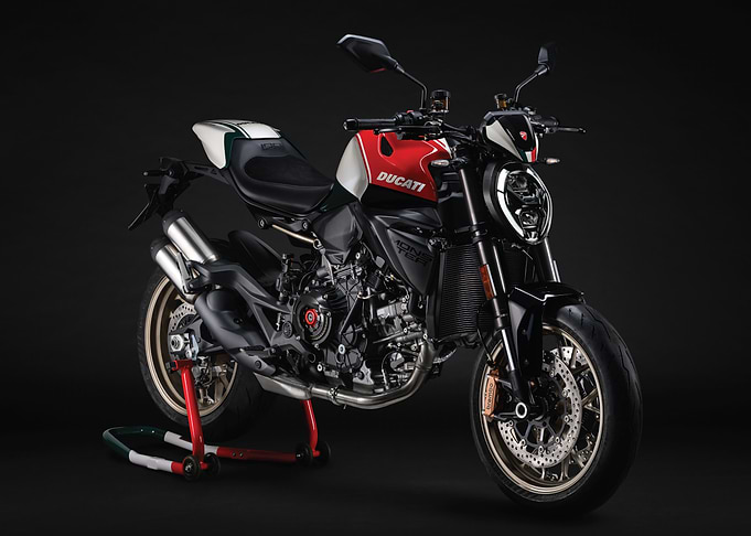 Ducati Monster Motorcycle Studio Shot
