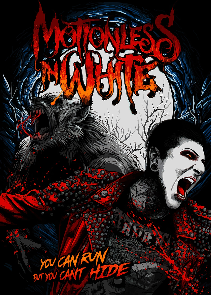 Motionless In White Werewolf Poster