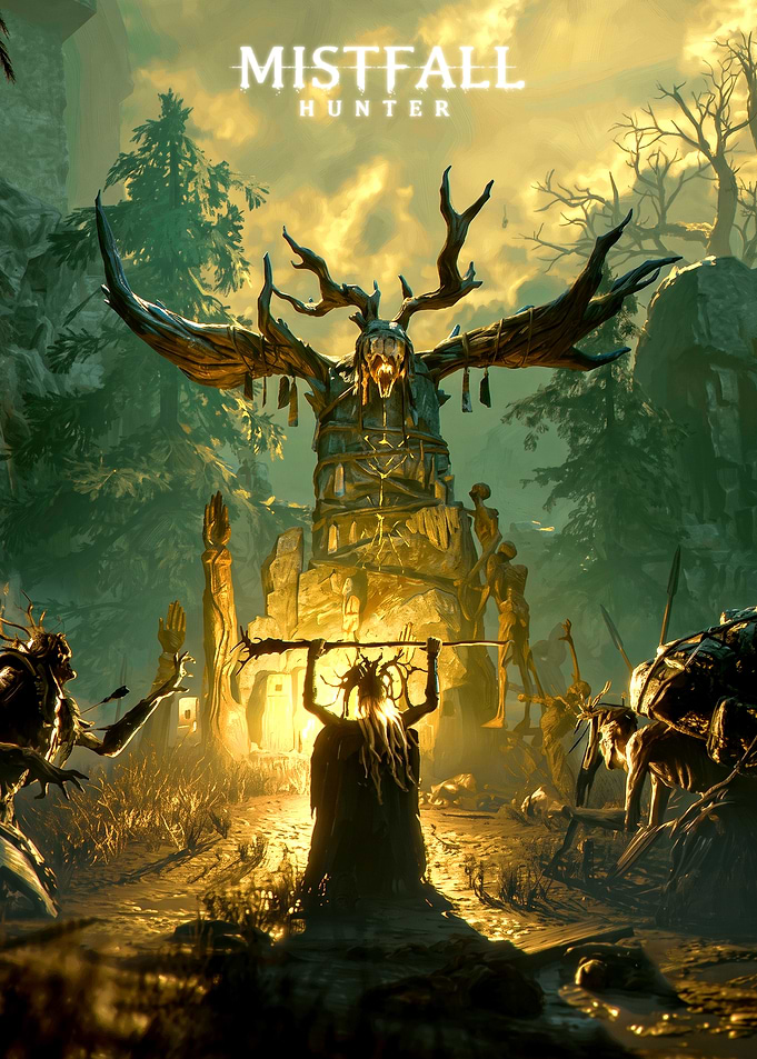 Mistfall Hunter Dark Fantasy Poster