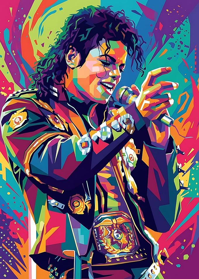 Michael Jackson Pop Art Portrait