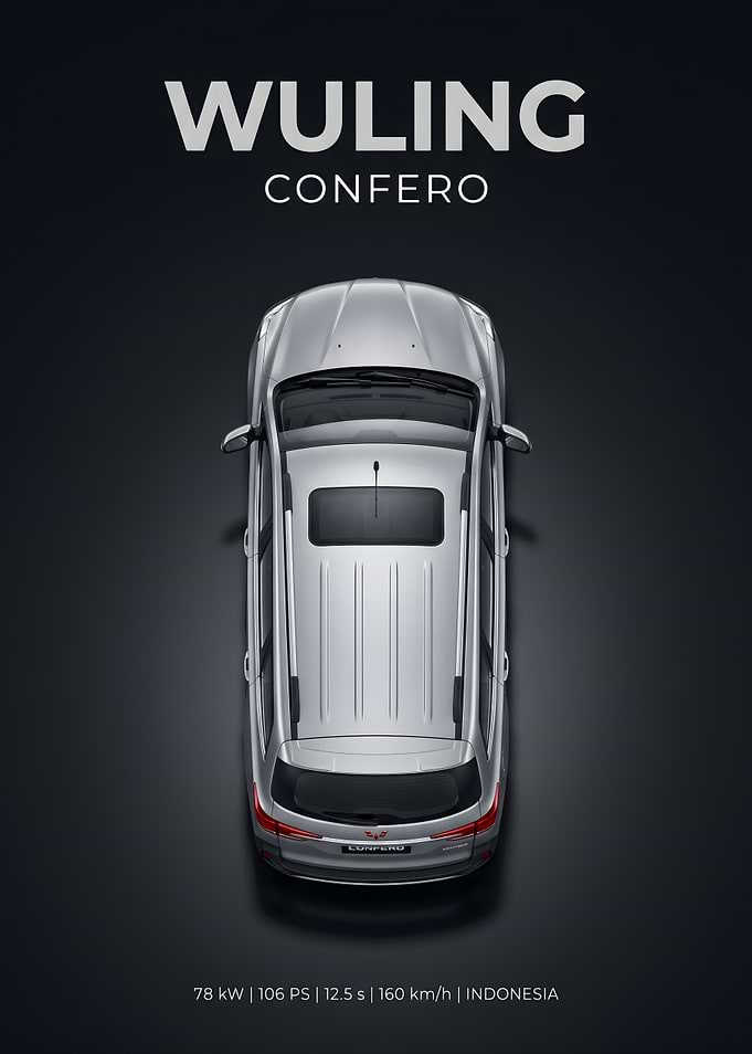 Wuling Confero Top View Advertisement