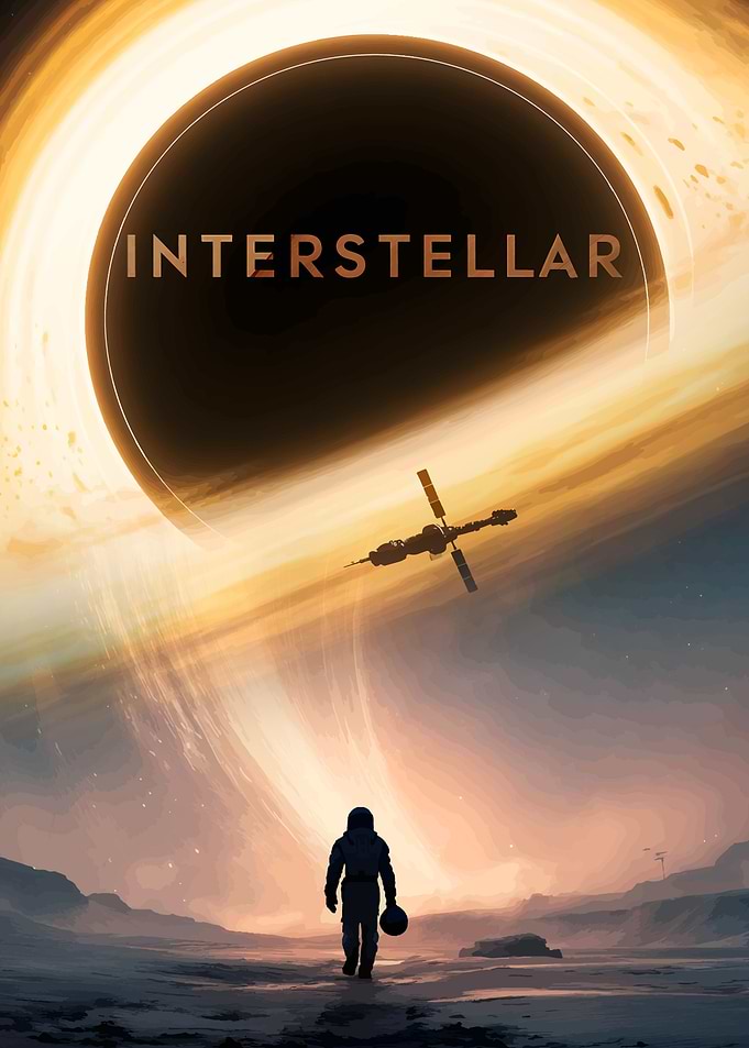 Interstellar Movie Poster Art