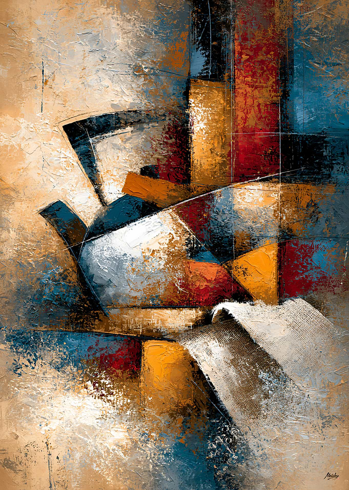 Shibui Geometric Modernism No. 03 – Dobin Tea Ritual