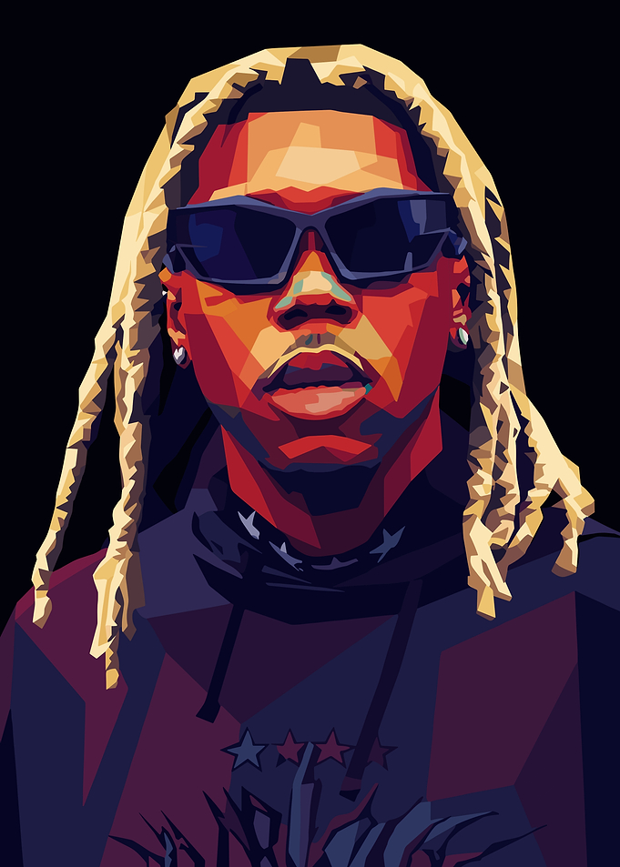 Destroy Lonely Low Poly Portrait