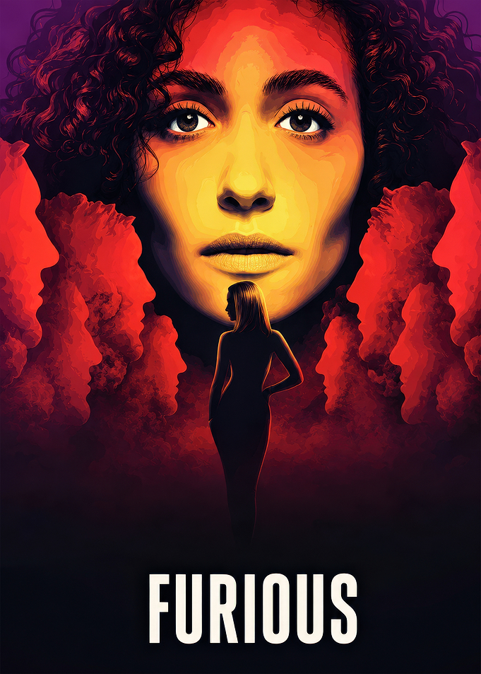 Furious Movie Poster Style Art