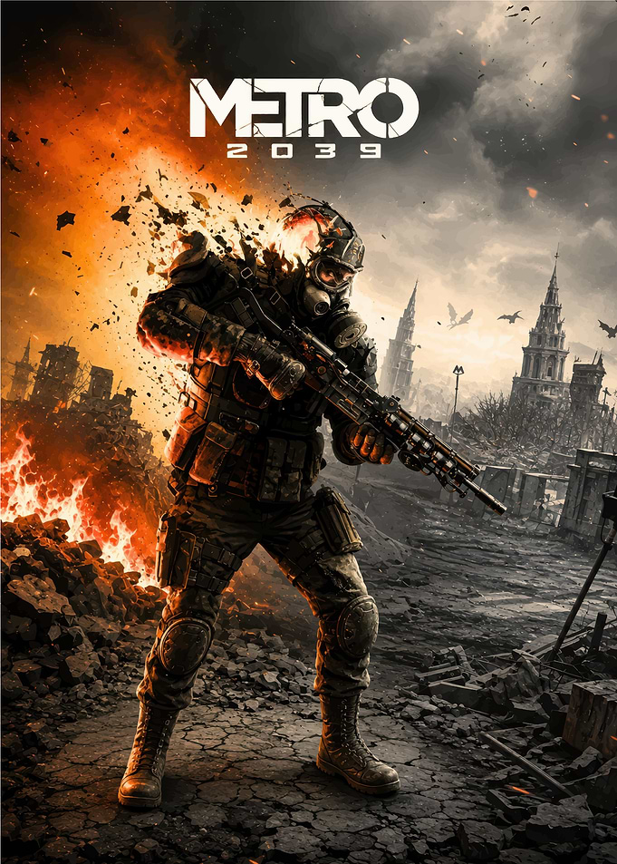 Metro 2039 Post-Apocalyptic Soldier
