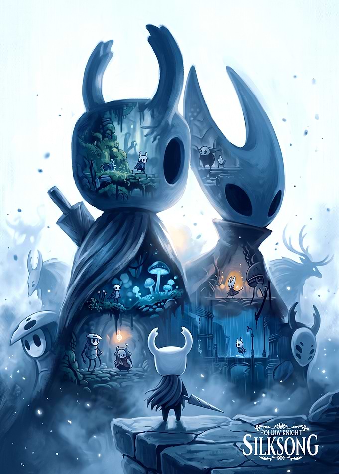 Hollow Knight Silksong Fan Art Poster