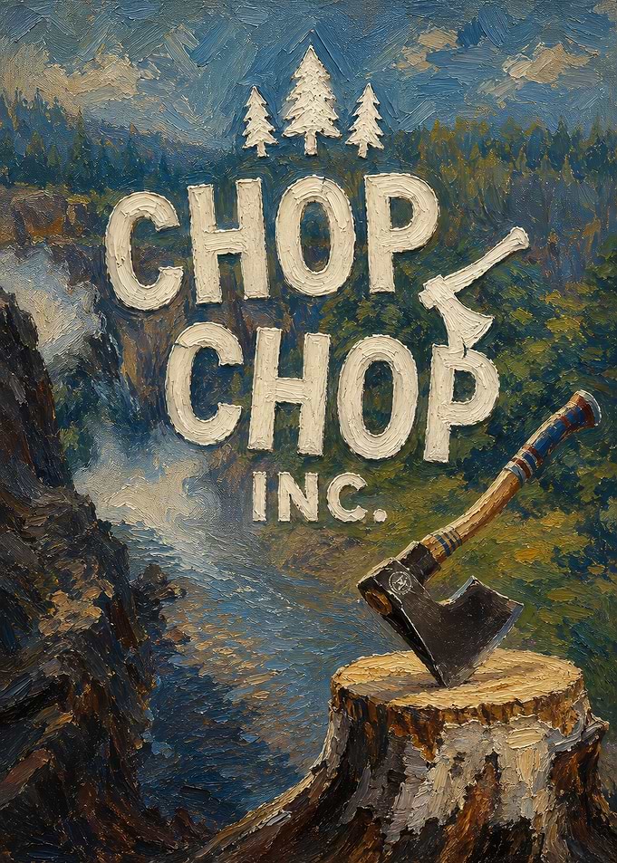 Chop Chop Inc. Lumberjack Art