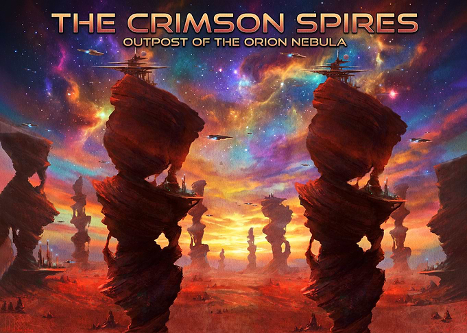 The Crimson Spires Space Outpost