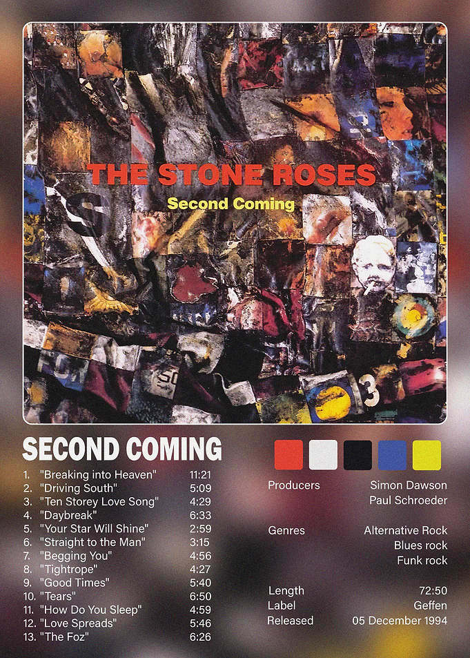 The Stone Roses Second Coming Poster