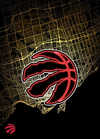 Toronto City Map: Raptors Pride