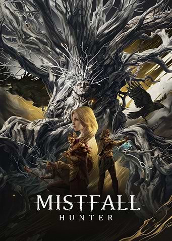 Mistfall Hunter Fantasy Game Poster