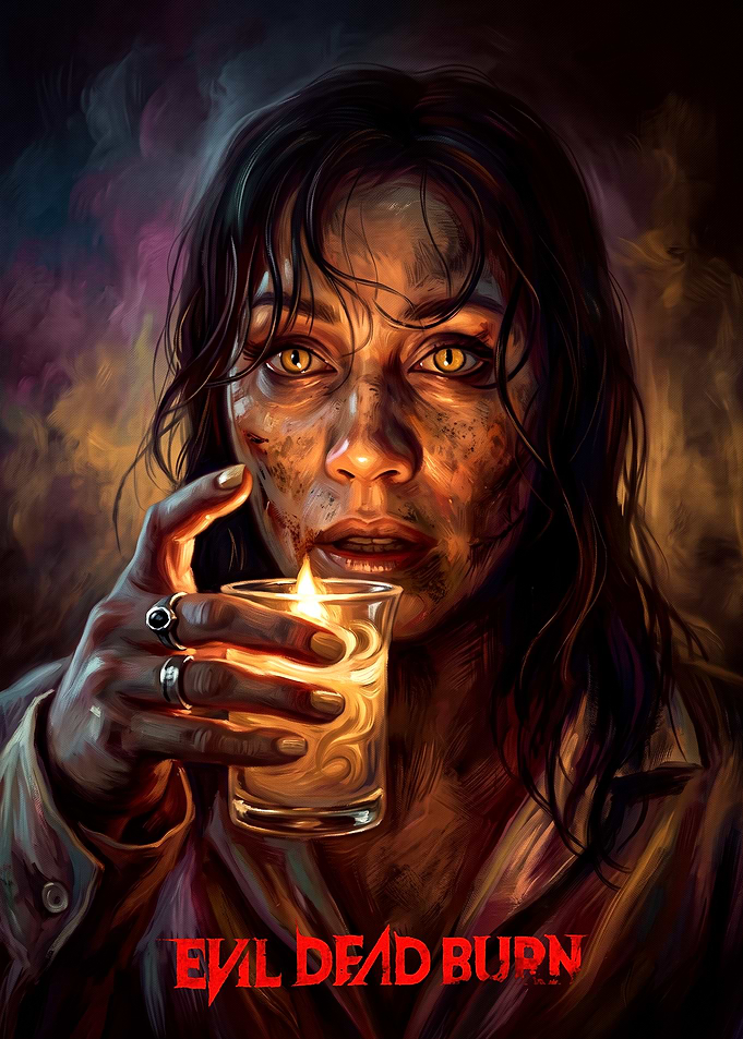 Evil Dead Burn Horror Poster
