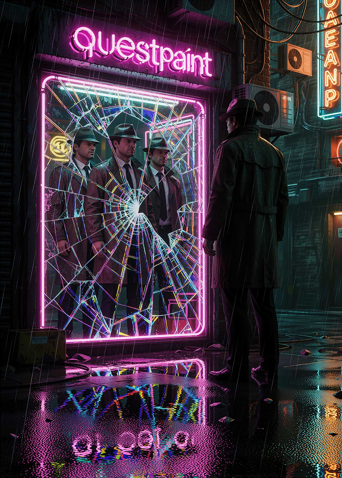 Cyberpunk Noir Detective