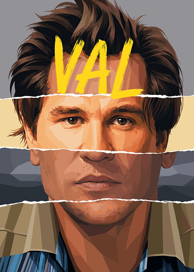 The Cinematic Icon Torn Paper Portrait