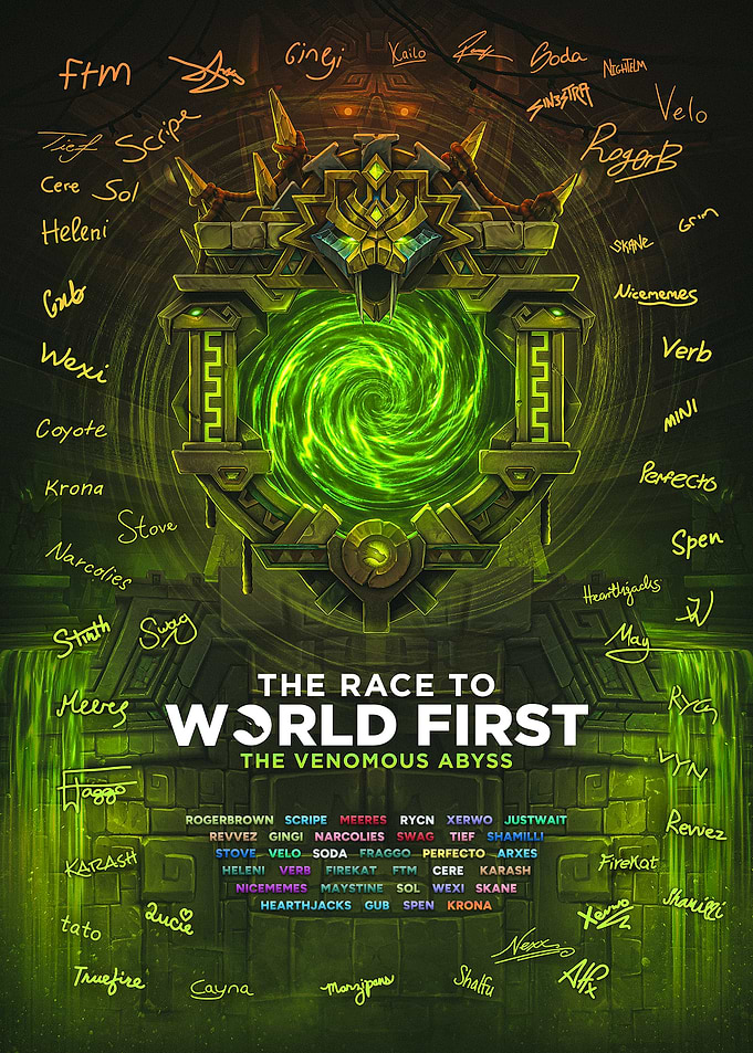 The Race to World First: Venomous Abyss Portal Signed