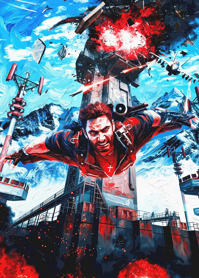 Just Cause 3 Rico Rodriguez Action