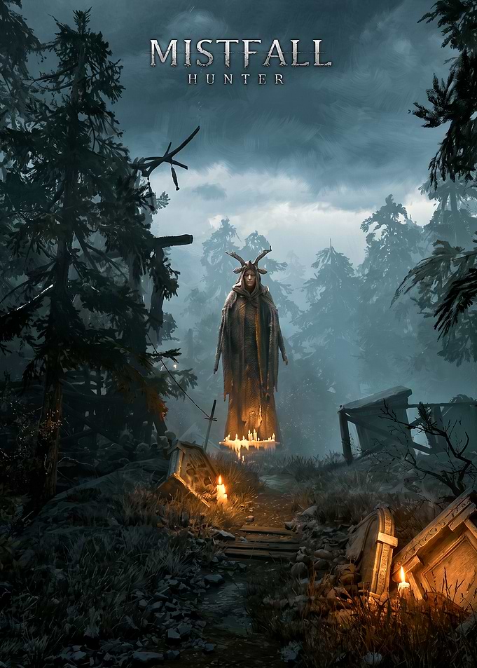 Mistfall Hunter Dark Fantasy Poster