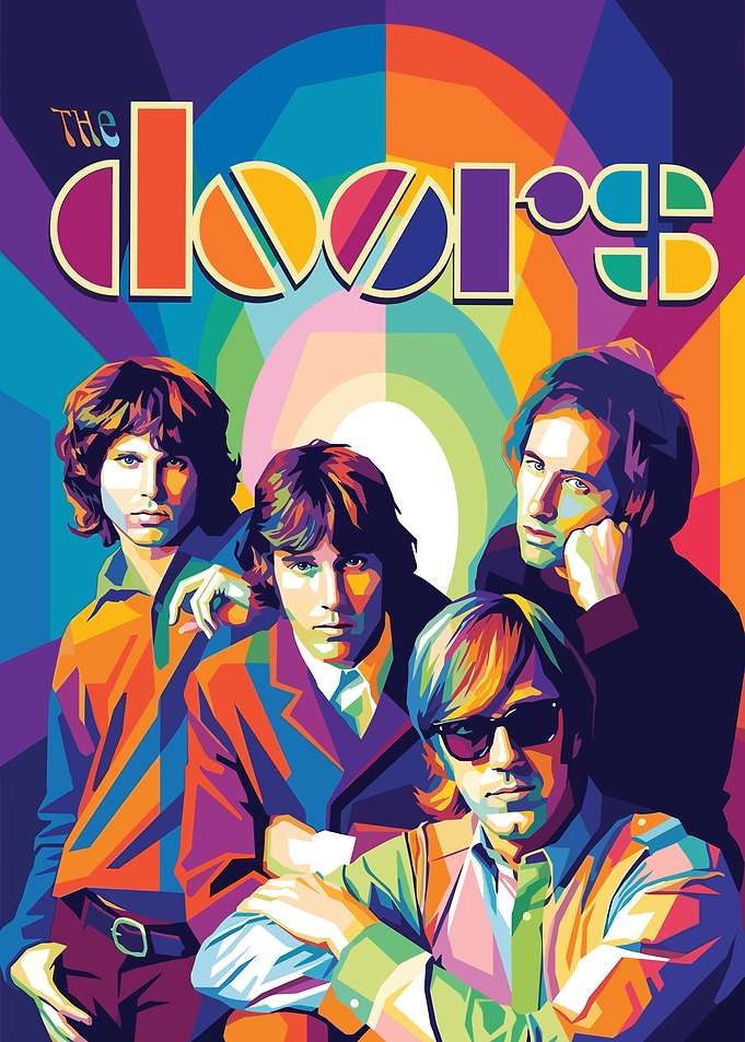 The Doors Pop Art Poster