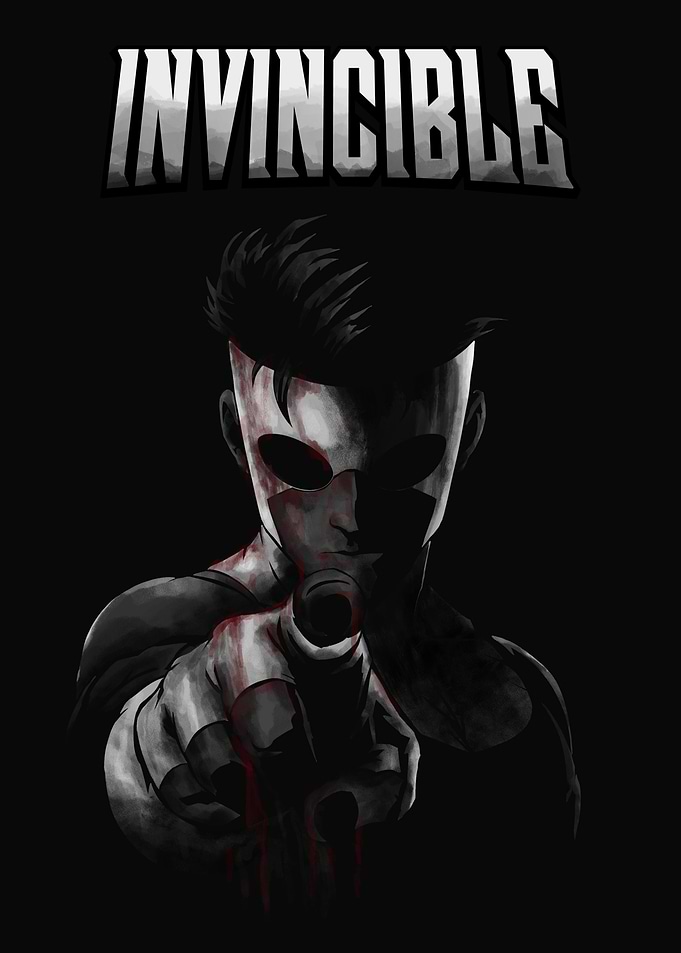 Invincible Mark Grayson Dark Portrait