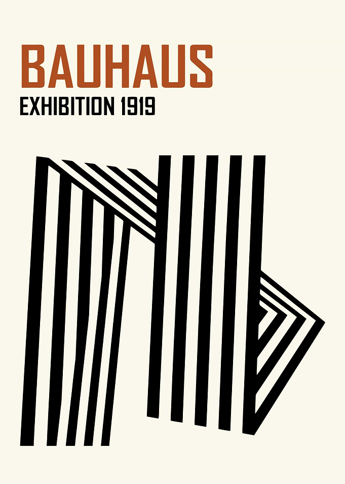 Bauhaus Exhibition 1919 Poster
