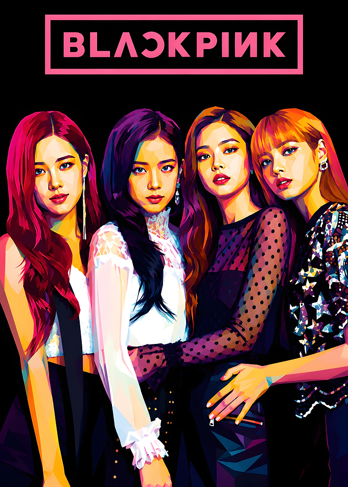 Blackpink Pop Art Portrait