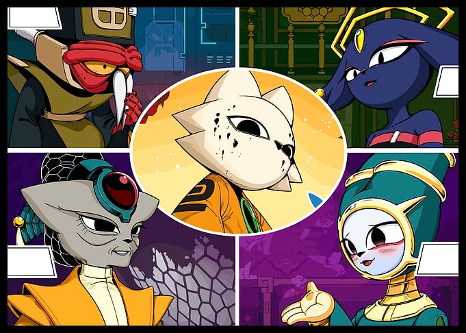 Lethal League Blaze Character Collage