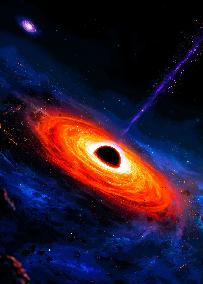 Vibrant Black Hole Cosmic Event