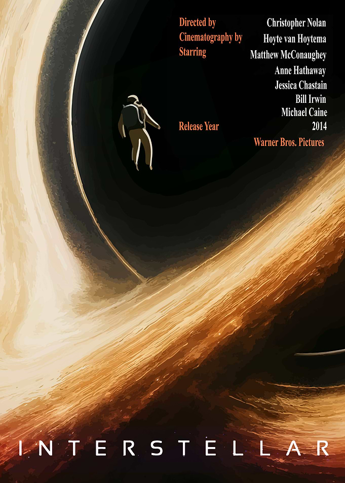 Interstellar Movie Poster Art