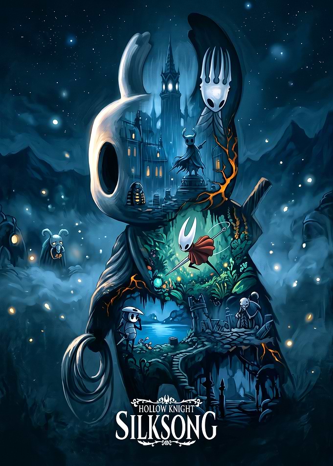 Hollow Knight Silksong Poster Art