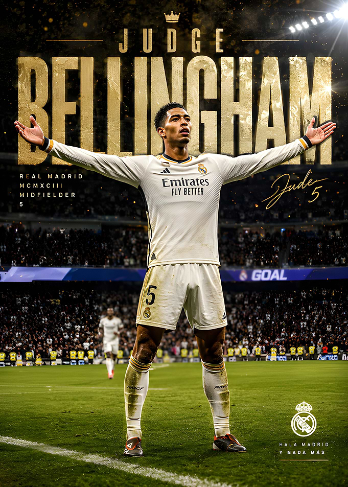Jude Bellingham Real Madrid Poster