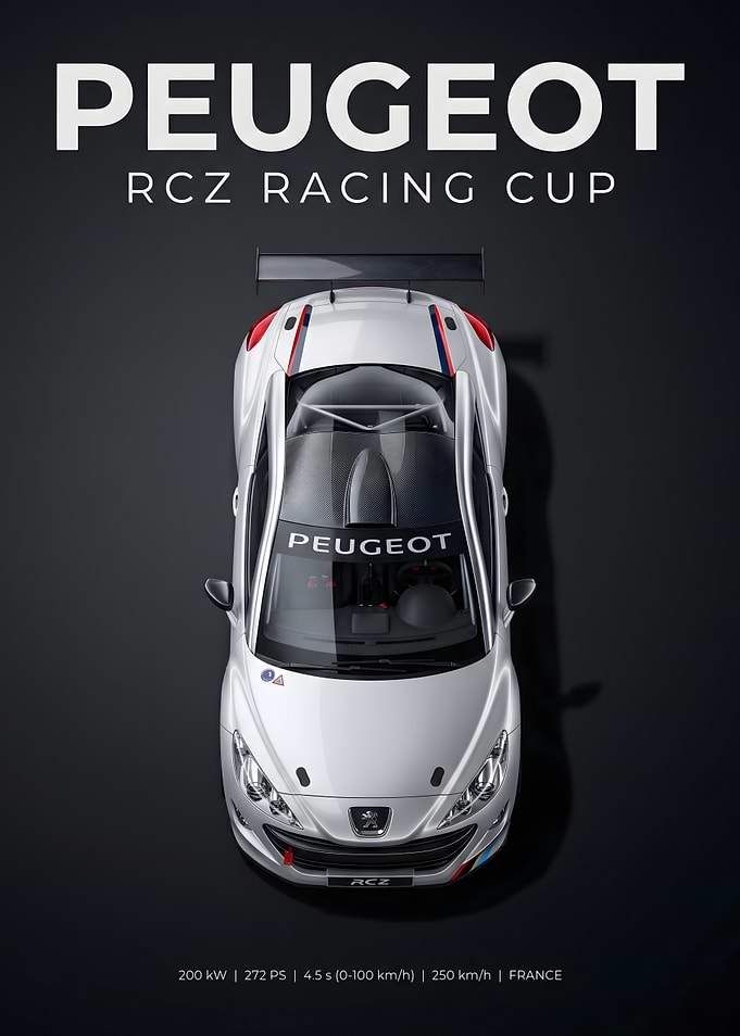 Peugeot RCZ Racing Cup Poster
