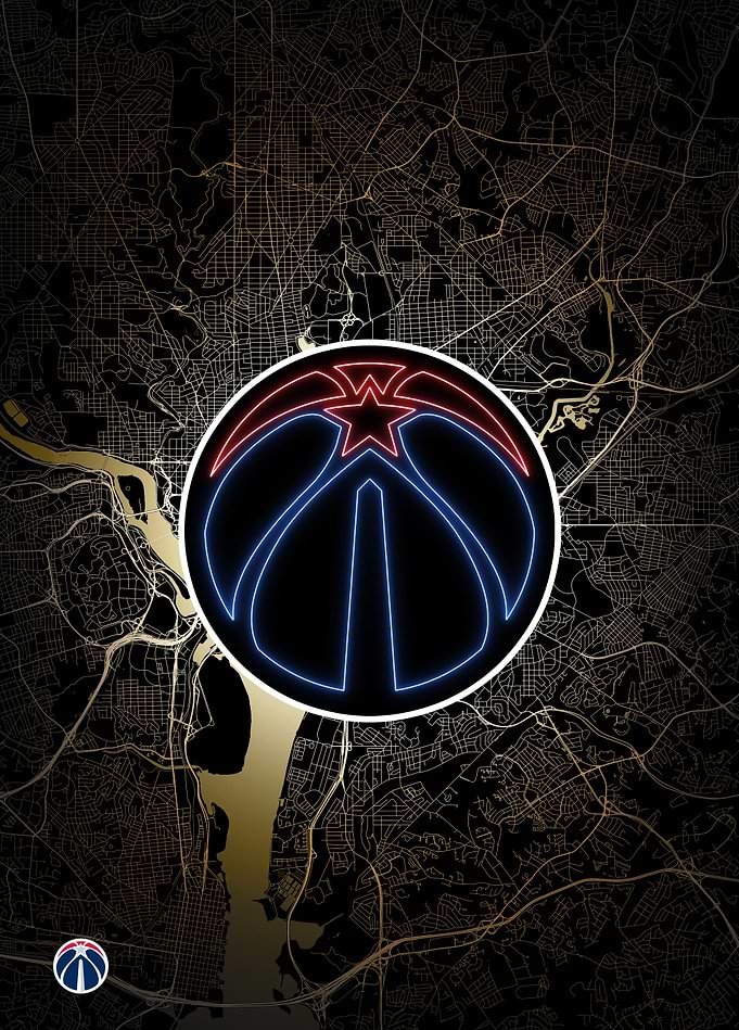 Washington DC City Map: Wizards Pride