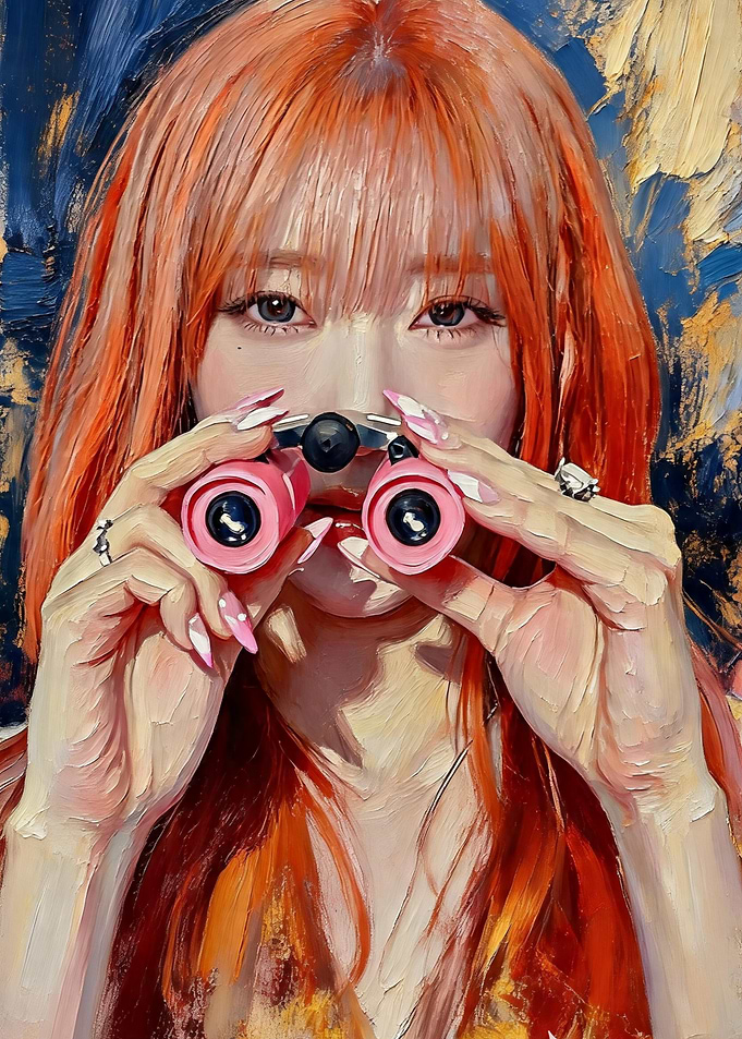 Sumin of STAYC Oil Painting