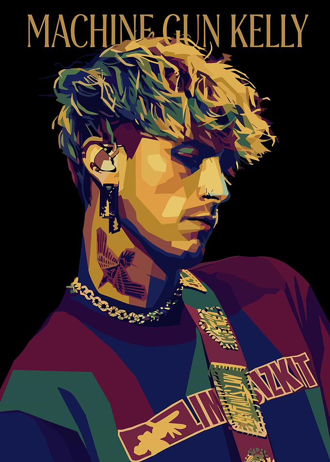 Machine Gun Kelly WPAP Portrait