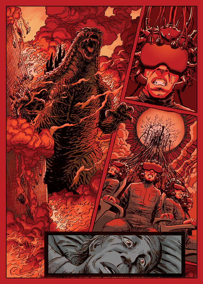 Godzilla's Virtual Rampage