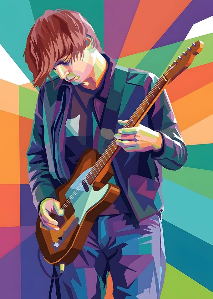 jonny greenwood Pop Art Portrait