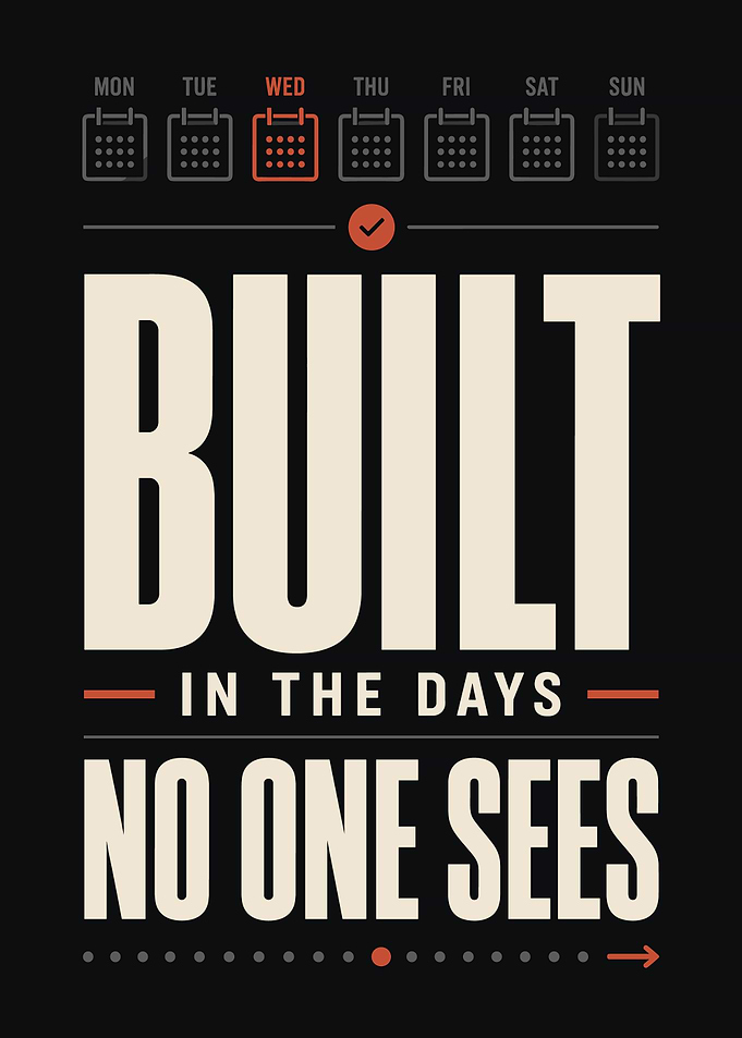Motivational Success Discipline Quote Poster