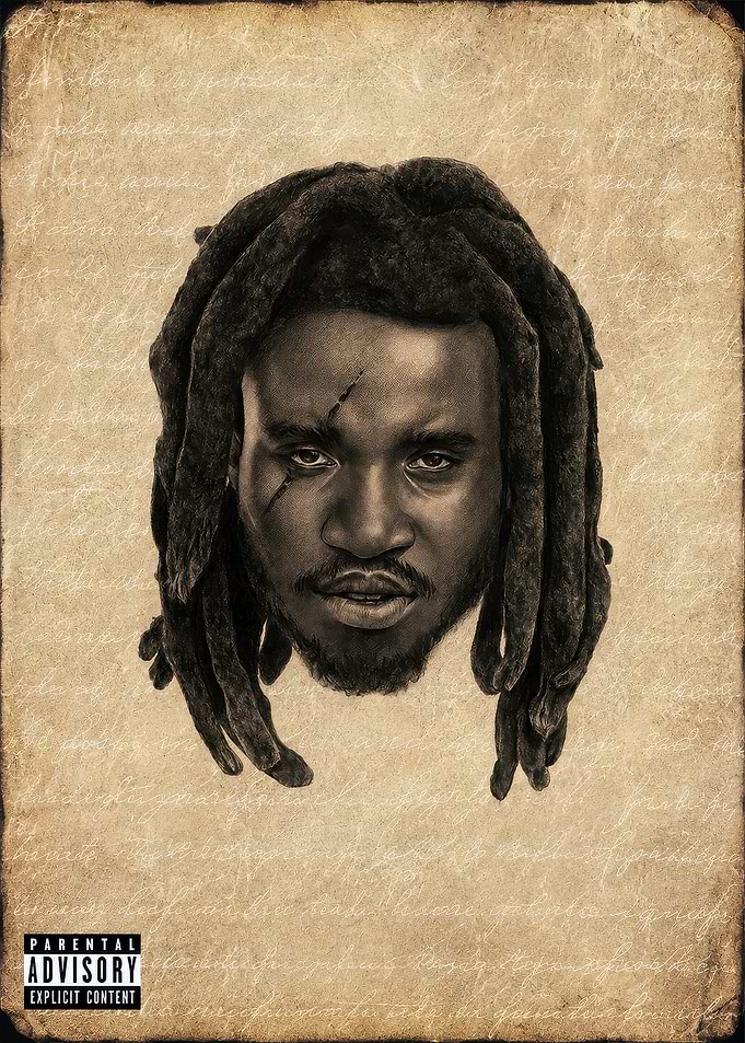 Portrait of a Man with Dreadlocks