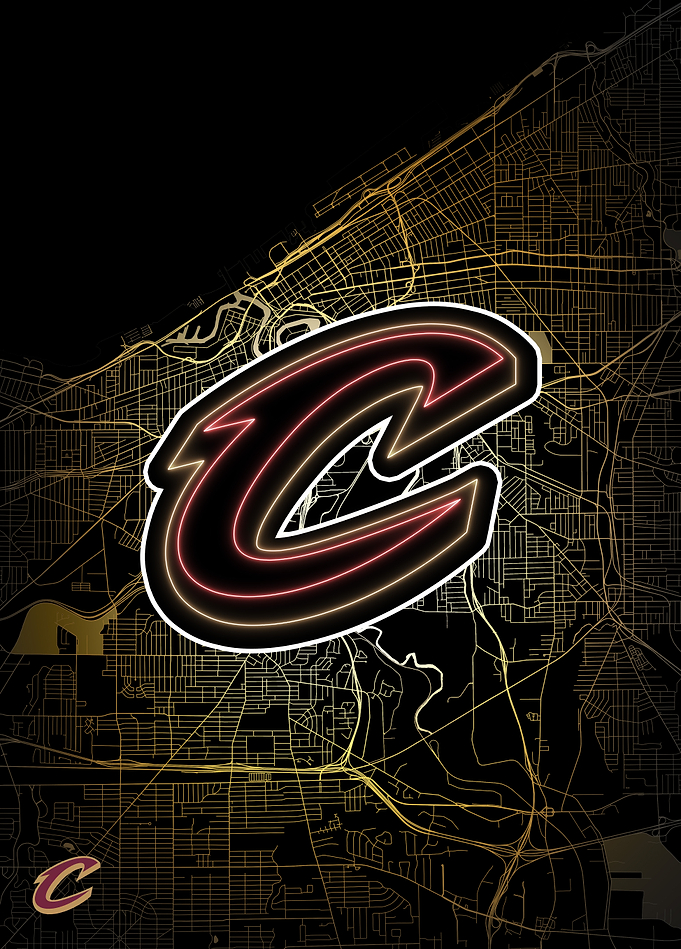 Cleveland City Map: Cavs Pride