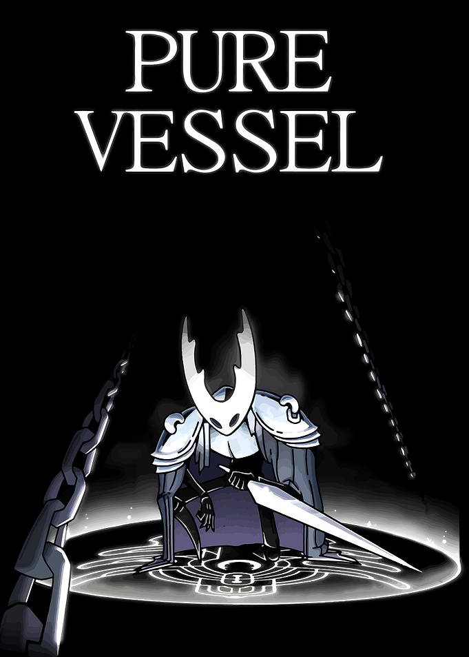 Hollow Knight Pure Vessel Poster