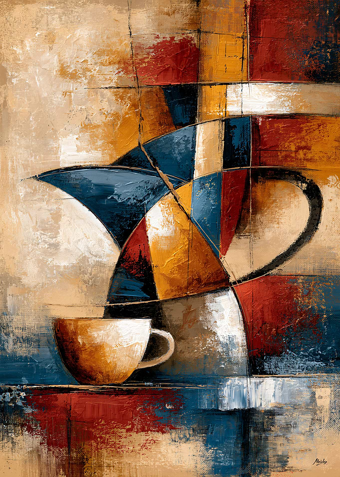 Shibui Geometric Modernism No. 01 – Kōhī Coffee Forms