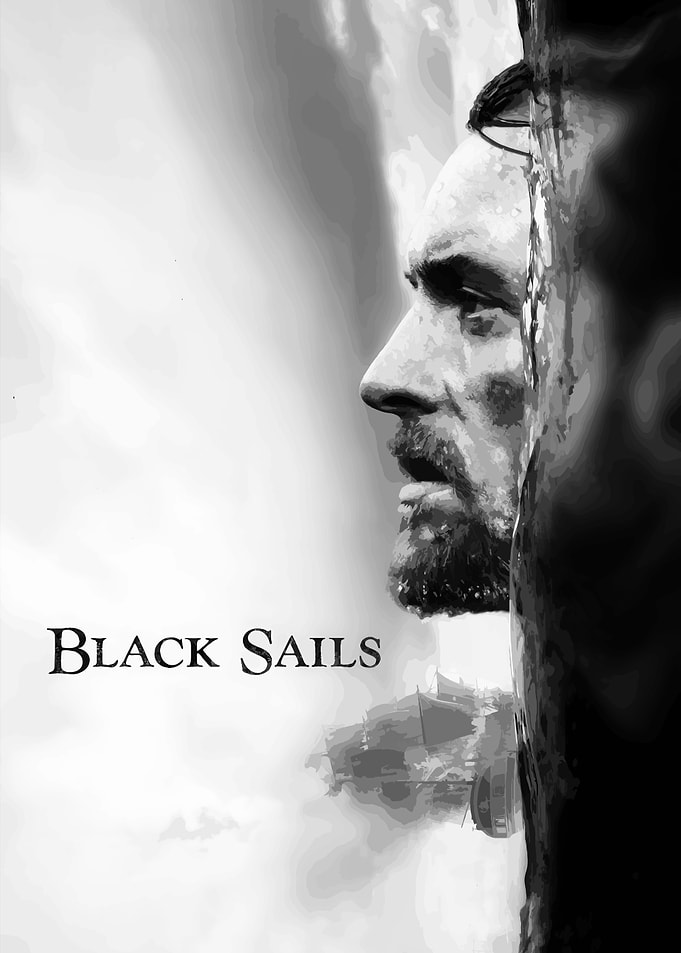 Black Sails Captain Flint Poster