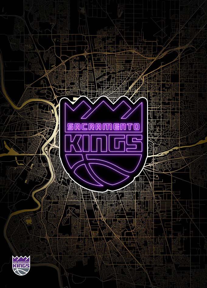 Sacramento City Map: Kings Pride