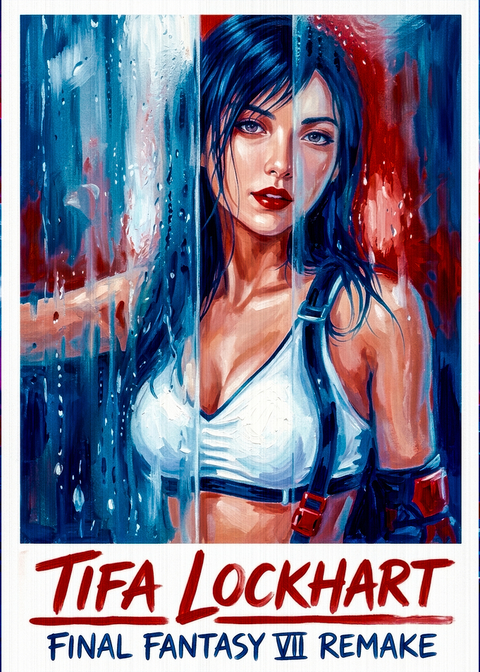 Tifa Lockhart Final Fantasy VII Portrait