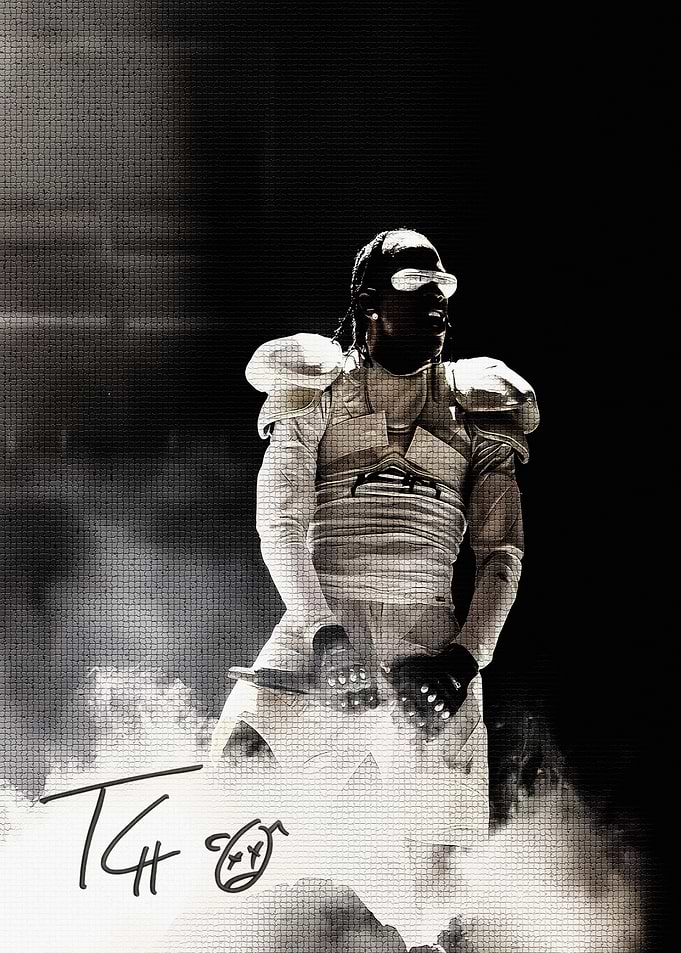 Travis Scott Concert Performance Poster