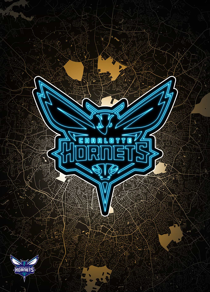 Charlotte City Map: Hornets Pride