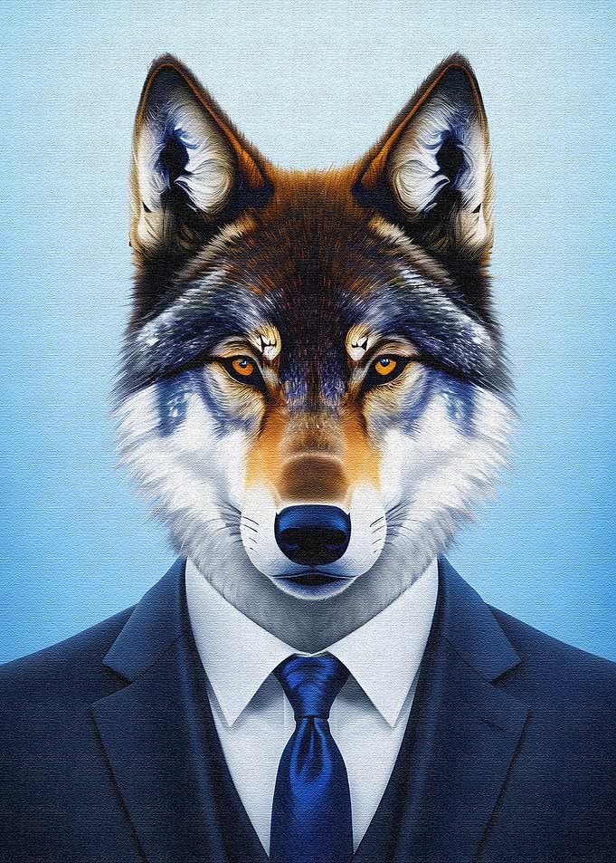 Wolf in a Business Suit