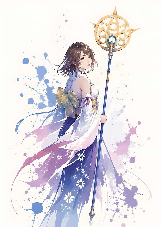 Yuna from Final Fantasy X