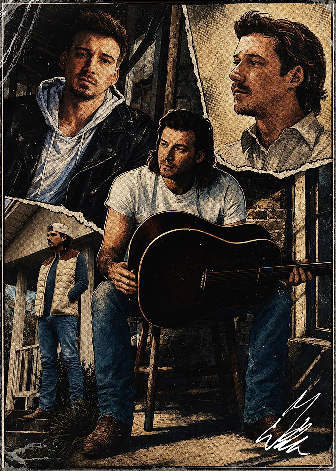 Morgan Wallen Country Music Poster